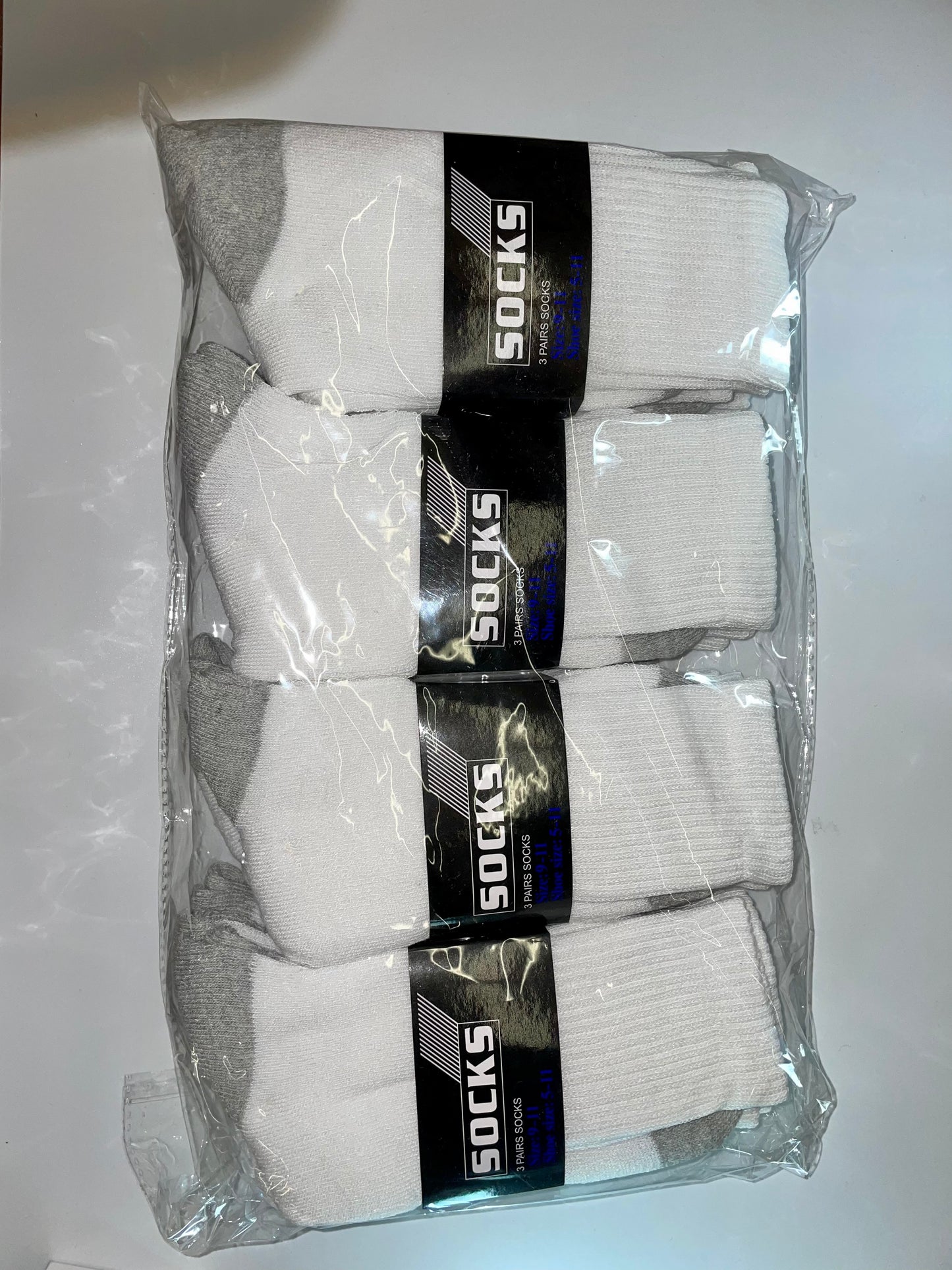 men crew socks(pack of 12 pairs)
